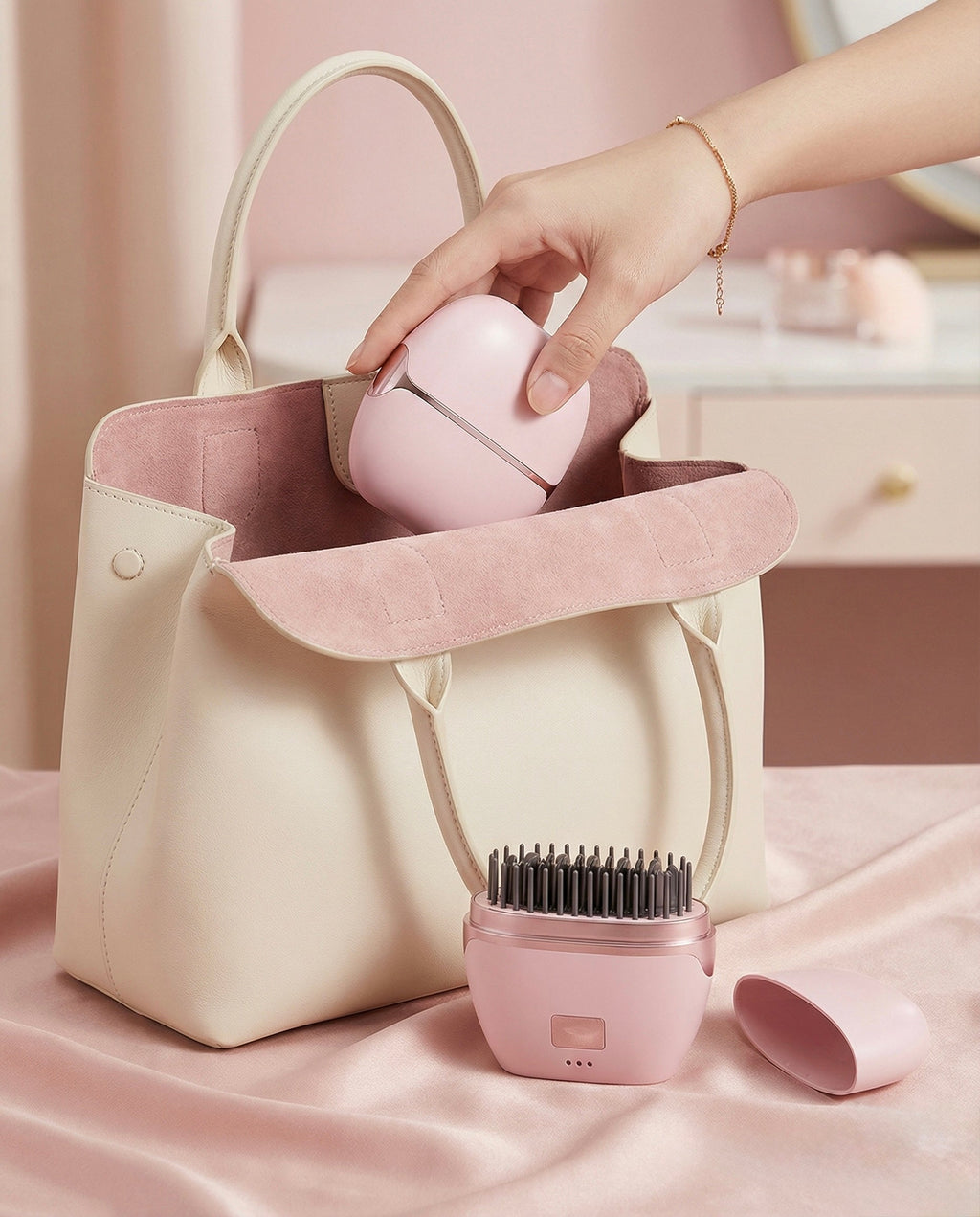 Velora MiniLiss Travel Hair Brush