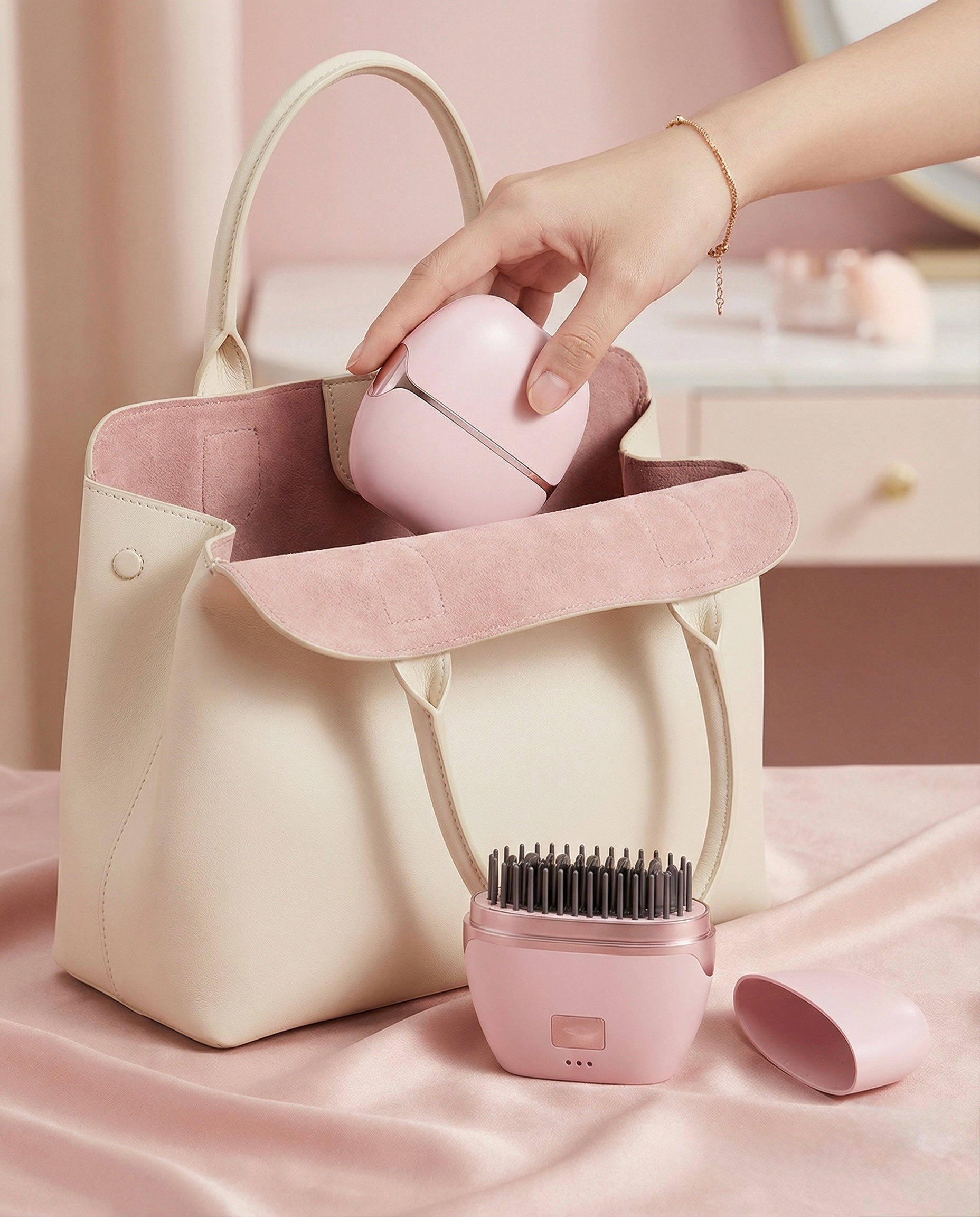 Velora MiniLiss Travel Hair Brush